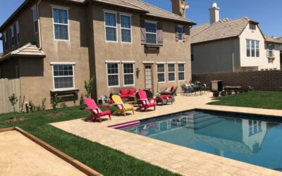 Contemporary Pool and Spa, New Pavers, Landscape Design – Simi Valley, CA