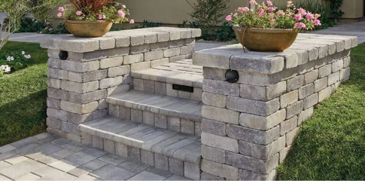hardscape - walls and pillars